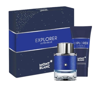 Mont Blanc Explorer Ultra Blue: Apa de Parfum 60 ml + Gel de Dus 100 ml